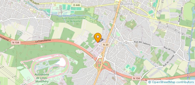 localisation de l'entreprise MONSIEUR FORLAN LAFLEUR à LINAS