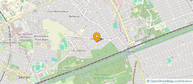 localisation de l'entreprise MONSIEUR FORTUNAT JEAN-FORT à AULNAY-SOUS-BOIS