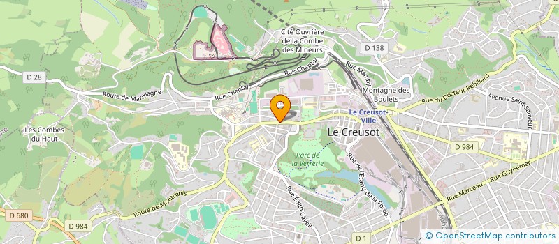 localisation de l'entreprise MONSIEUR FORTUNATO FONTANA  LE CREUSOT