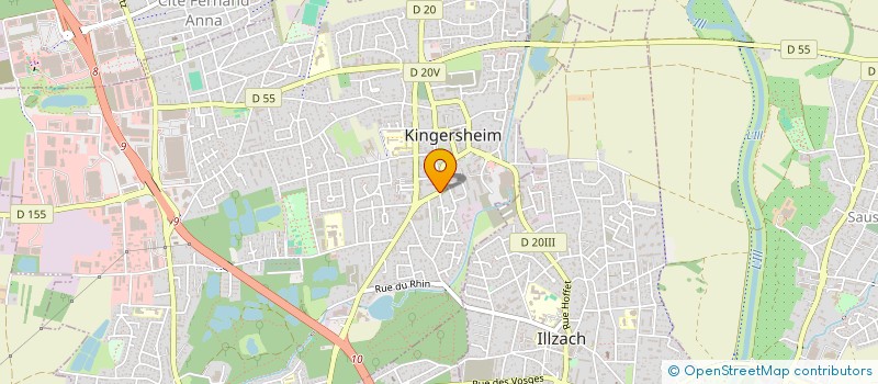 localisation de l'entreprise MONSIEUR FORTUNATO LIBERTI  KINGERSHEIM