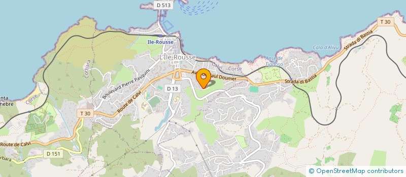 localisation de l'entreprise MONSIEUR FORTUNATO MELIDONA à L'ILE ROUSSE