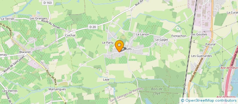 localisation de l'entreprise MONSIEUR FORTUNATO PALADINO  SAINT-GEORGES-DE-RENEINS