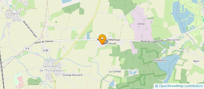 localisation de l'entreprise MONSIEUR FORTUNATO RANDAZZO  SAINT-JEAN-DE-THURIGNEUX