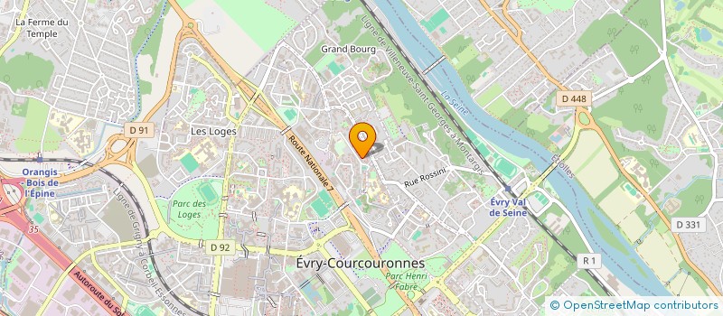 localisation de l'entreprise MONSIEUR FORTUNE KANDOLO à EVRY-COURCOURONNES
