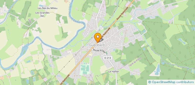 localisation de l'entreprise MONSIEUR FORTUNE KIPULU LUBONGA  GUECELARD