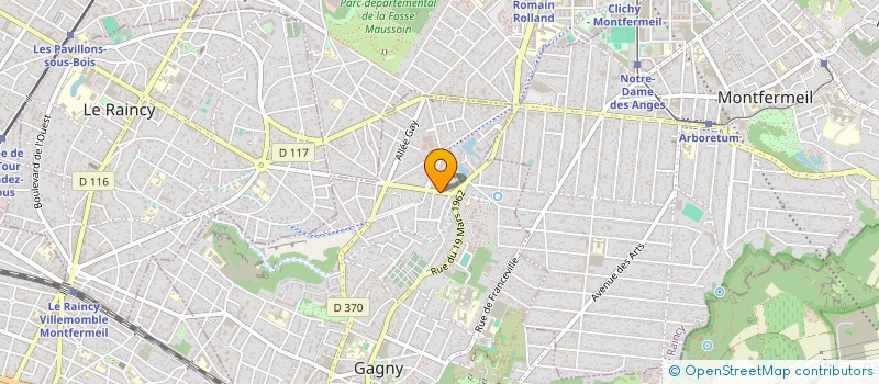 localisation de l'entreprise MONSIEUR FOTIOS KARAMITSOS  GAGNY