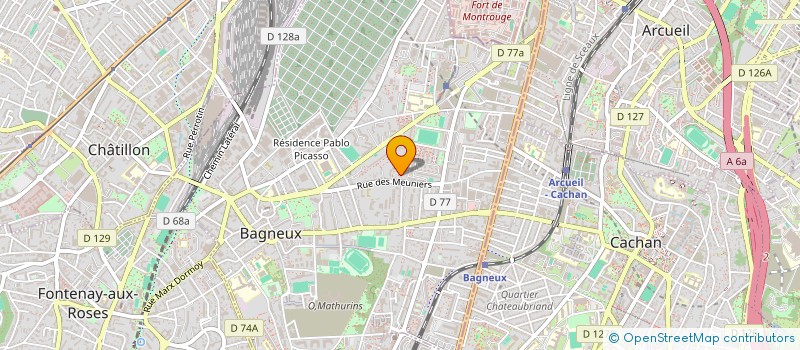 localisation de l'entreprise MONSIEUR FOUAAD SIBAH à BAGNEUX