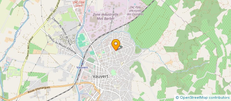 localisation de l'entreprise MONSIEUR FOUAD AARAB  VAUVERT