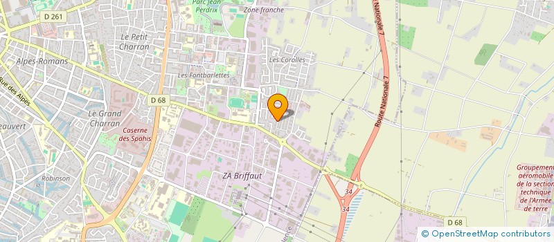 localisation de l'entreprise MONSIEUR FOUAD AGOUJIL  ROMANS-SUR-ISERE