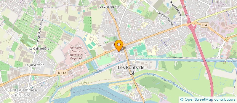 localisation de l'entreprise MONSIEUR FOUAD AICH  LES PONTS-DE-CE