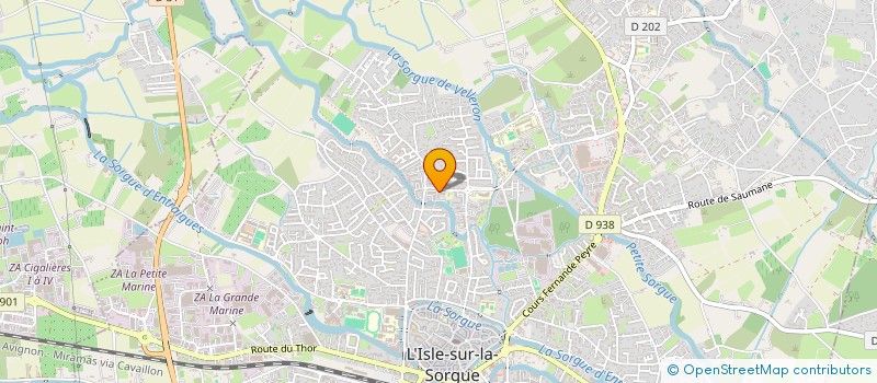 localisation de l'entreprise MONSIEUR FOUAD AICHOUBA à L'ISLE-SUR-LA-SORGUE