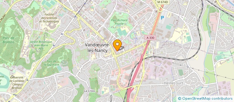 localisation de l'entreprise MONSIEUR FOUAD ALILOU  VANDUVRE-LES-NANCY