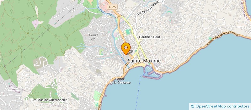 localisation de l'entreprise MONSIEUR FOUAD AMIRACH à SAINTE-MAXIME