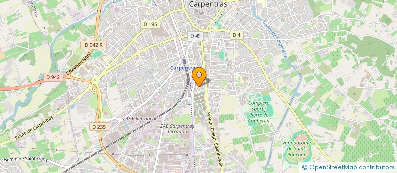 localisation de l'entreprise MONSIEUR FOUAD AMRANI  CARPENTRAS