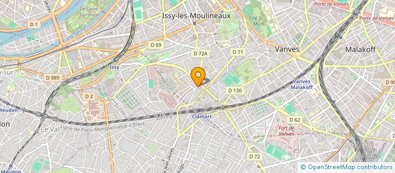 localisation de l'entreprise MONSIEUR FOUAD AZOUGH à ISSY-LES-MOULINEAUX