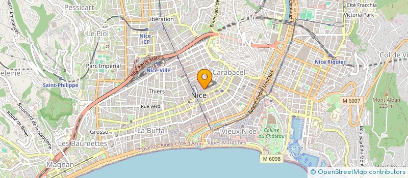 localisation de l'entreprise MONSIEUR FOUAD BAKIRI  NICE