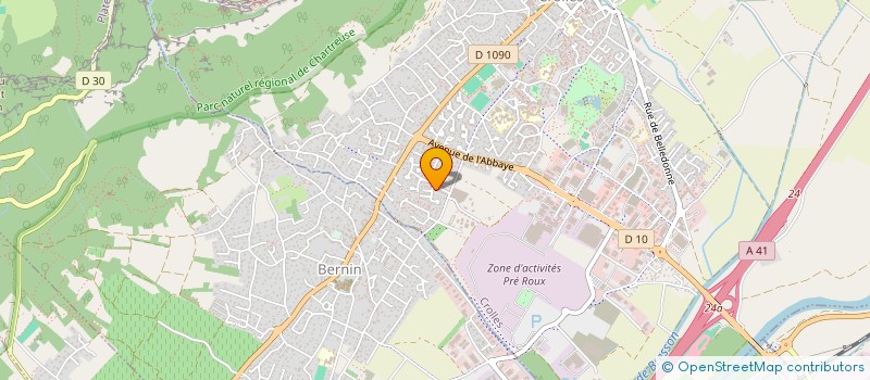 localisation de l'entreprise MONSIEUR FOUAD BALLA  CROLLES