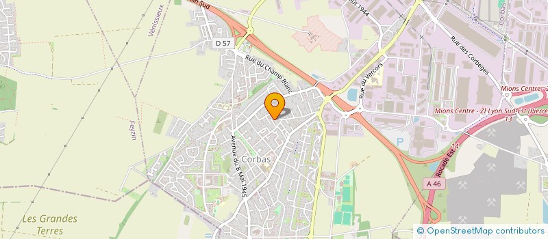 localisation de l'entreprise MONSIEUR FOUAD BAROUCHE à CORBAS