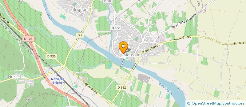 localisation de l'entreprise MONSIEUR FOUAD BELGACEM  MOUSSAC