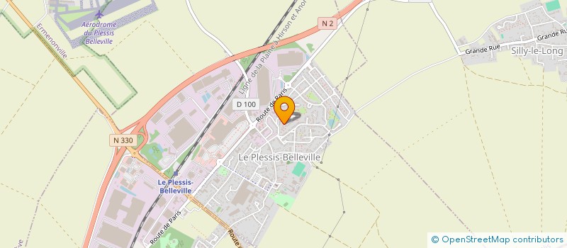 localisation de l'entreprise MONSIEUR FOUAD BELKHOU  LE PLESSIS-BELLEVILLE