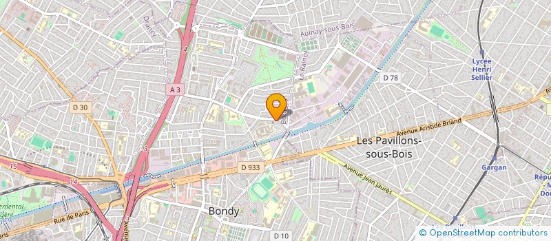 localisation de l'entreprise MONSIEUR FOUAD BELLAGH  BONDY