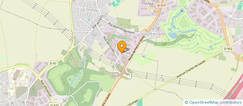 localisation de l'entreprise MONSIEUR FOUAD BELLAGHA à LE THILLAY