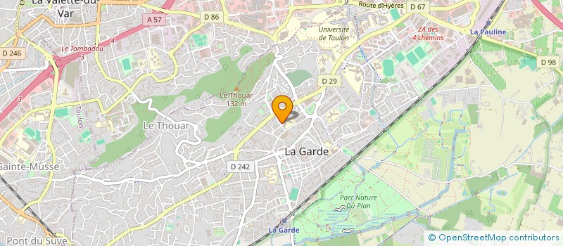 localisation de l'entreprise MONSIEUR FOUAD BEN MESSAOUD à LA GARDE