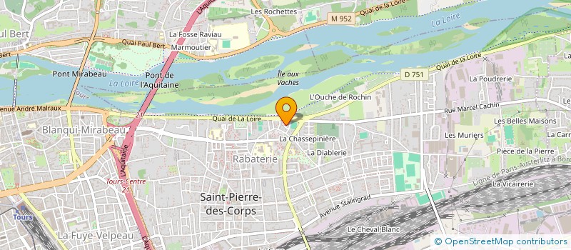 localisation de l'entreprise MONSIEUR FOUAD BEN MOUSSA  SAINT-PIERRE-DES-CORPS