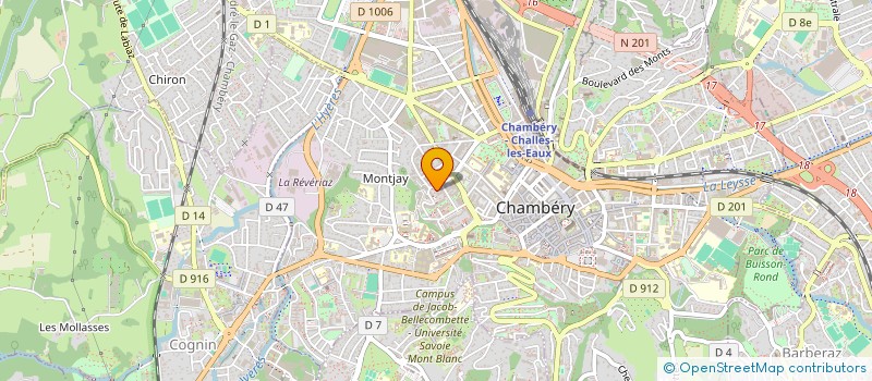 localisation de l'entreprise MONSIEUR FOUAD BENALI OUZIL  CHAMBERY