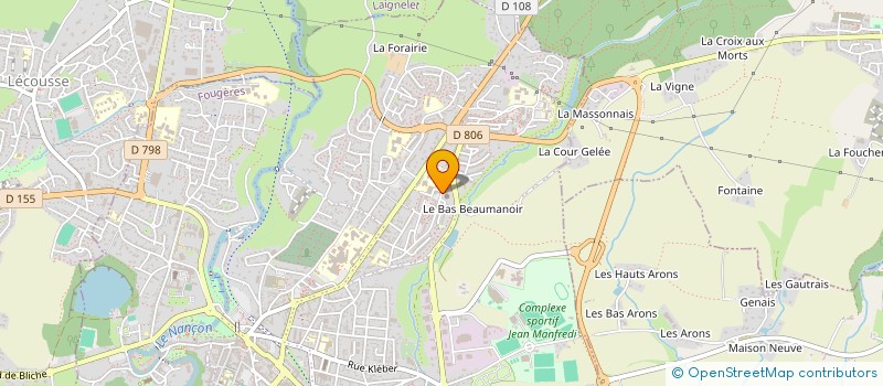 localisation de l'entreprise MONSIEUR FOUAD BENGHEZAL  FOUGERES