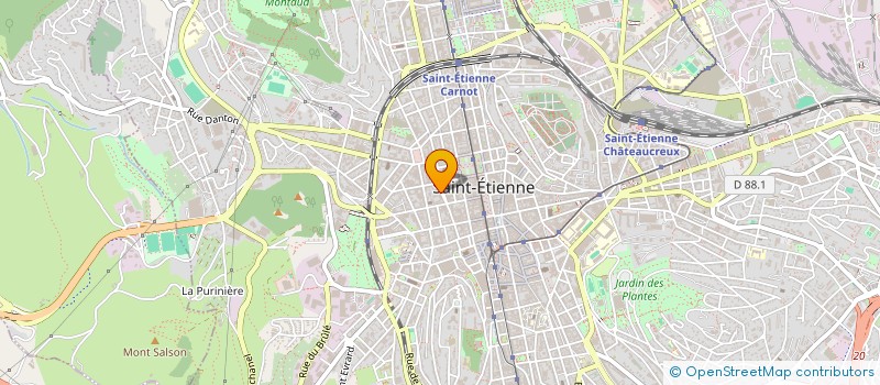 localisation de l'entreprise MONSIEUR FOUAD BENHADDAD  SAINT-ETIENNE