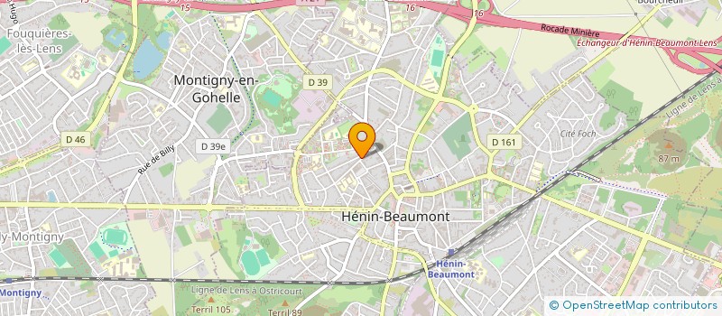 localisation de l'entreprise MONSIEUR FOUAD BENICHOU  HENIN-BEAUMONT