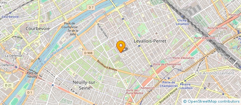 localisation de l'entreprise MONSIEUR FOUAD BENJAJA à LEVALLOIS-PERRET