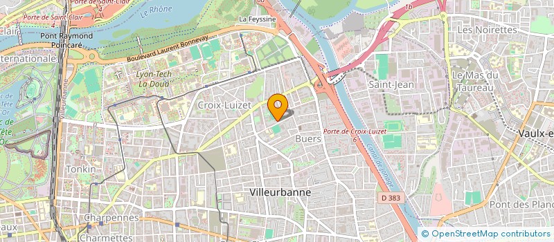 localisation de l'entreprise MONSIEUR FOUAD BENSOUDA  VILLEURBANNE