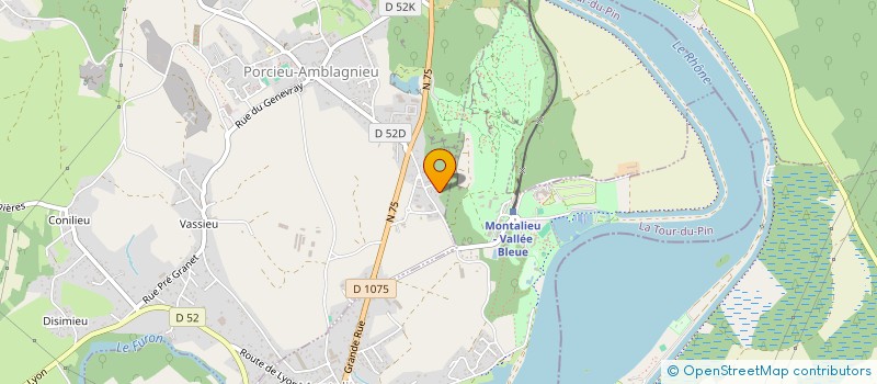 localisation de l'entreprise MONSIEUR FOUAD BOUALI  PORCIEU-AMBLAGNIEU