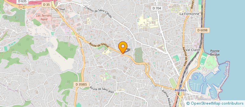 localisation de l'entreprise MONSIEUR FOUAD BOUGAMZA  ANTIBES