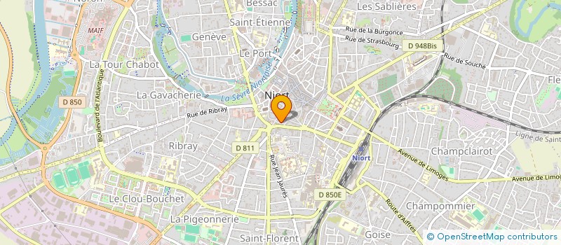 localisation de l'entreprise MONSIEUR FOUAD BOUGHANEM à NIORT