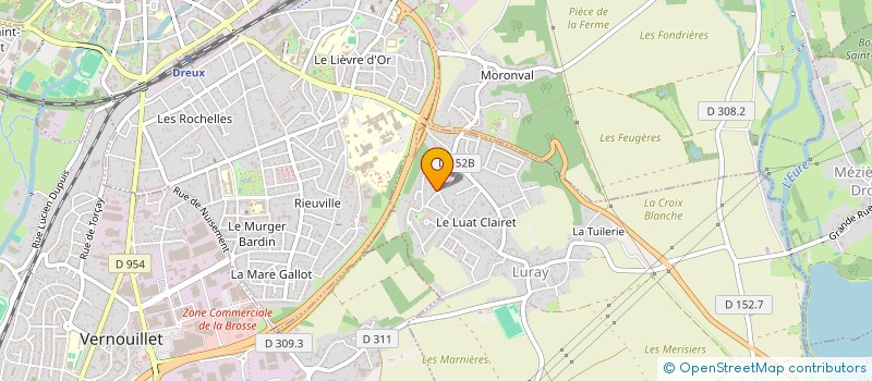 localisation de l'entreprise MONSIEUR FOUAD BOUKHENNOU à LURAY