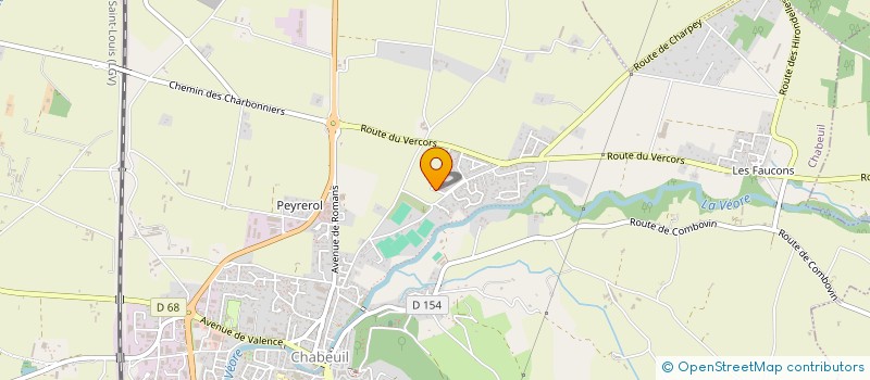 localisation de l'entreprise MONSIEUR FOUAD BOURDEAU  PORTES-LES-VALENCE