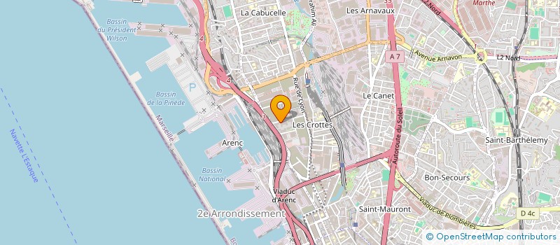 localisation de l'entreprise MONSIEUR FOUAD CHERF à MARSEILLE
