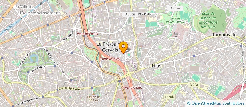 localisation de l'entreprise MONSIEUR FOUAD DARBOUCHI à LE PRE-SAINT-GERVAIS
