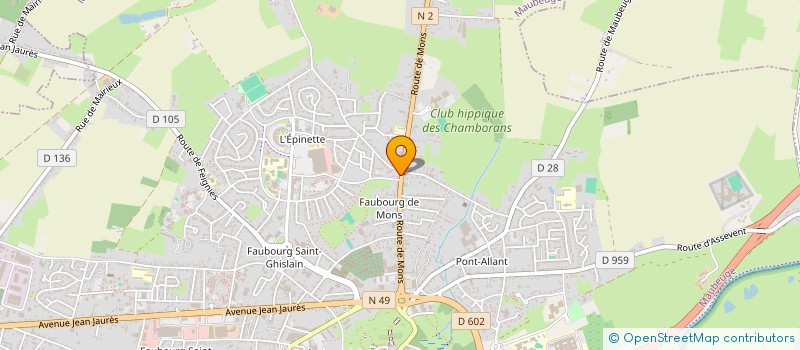 localisation de l'entreprise MONSIEUR FOUAD DARRAZ à MAUBEUGE