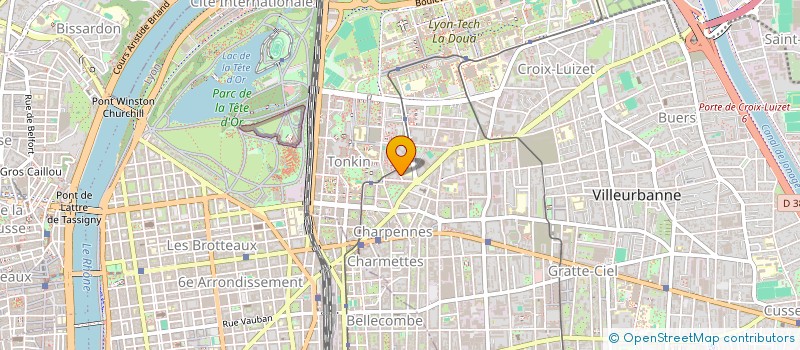 localisation de l'entreprise MONSIEUR FOUAD DERBAL  VILLEURBANNE