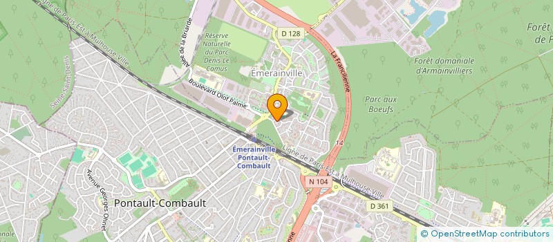 localisation de l'entreprise MONSIEUR FOUAD DJILALI  EMERAINVILLE