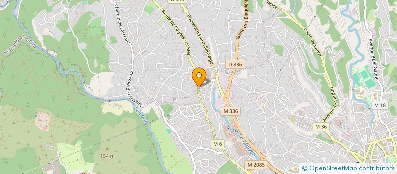 localisation de l'entreprise MONSIEUR FOUAD DRIDI  CAGNES-SUR-MER