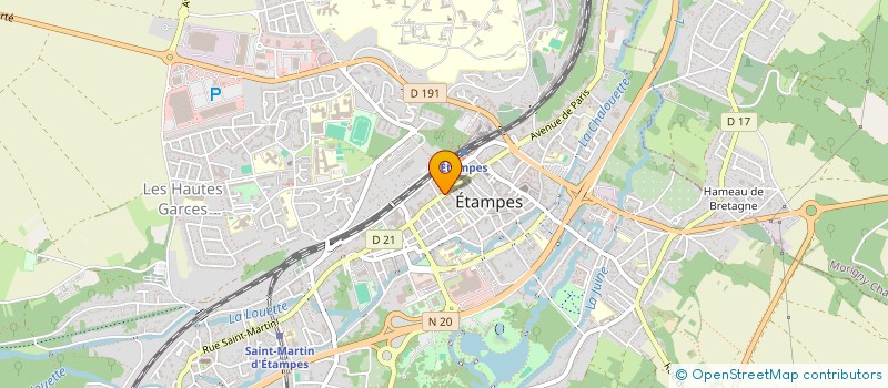 localisation de l'entreprise MONSIEUR FOUAD EL ALLAOUI  ETAMPES