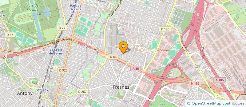 localisation de l'entreprise MONSIEUR FOUAD EL BAROUDI  FRESNES