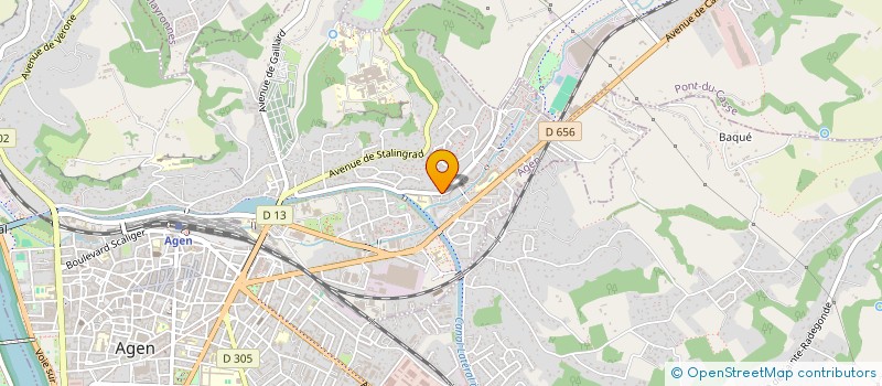 localisation de l'entreprise MONSIEUR FOUAD EL FOUNTI EL HAMMOUTI  AGEN