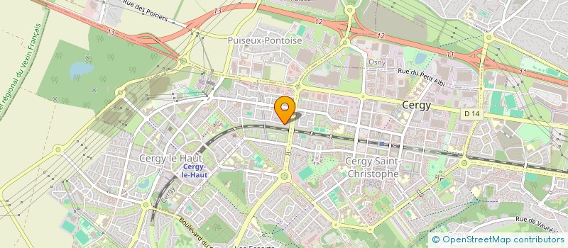 localisation de l'entreprise MONSIEUR FOUAD EL IMRANI  CERGY