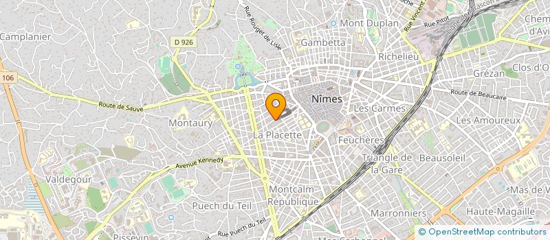 localisation de l'entreprise MONSIEUR FOUAD EL OUAZZANI TOUHAMI  NIMES